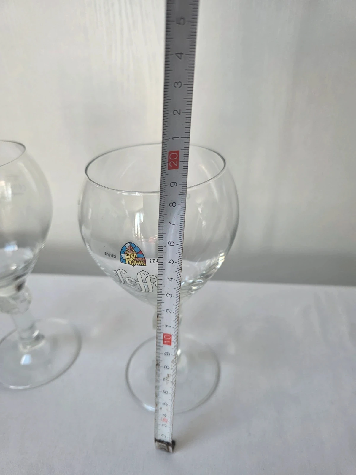 Lot of 2 Leffe 25cl glasses – photo 2
